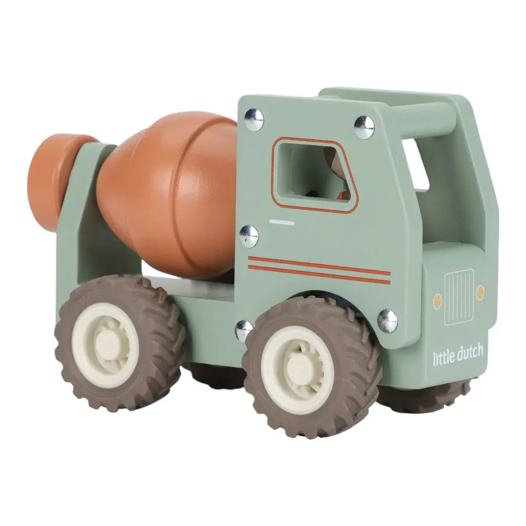 Little Dutch® Wooden Cement Truck - Image 3