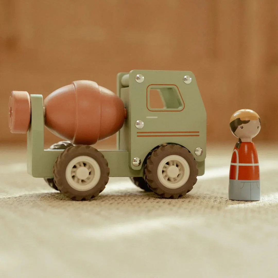 Little Dutch® Wooden Cement Truck - Image 5