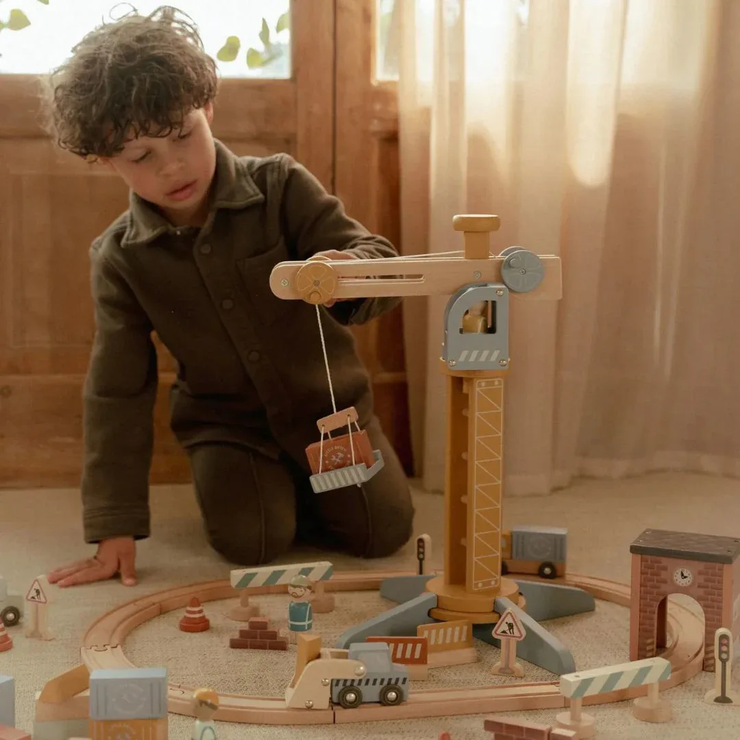 Little Dutch® Wooden Crane Set  - Image 4