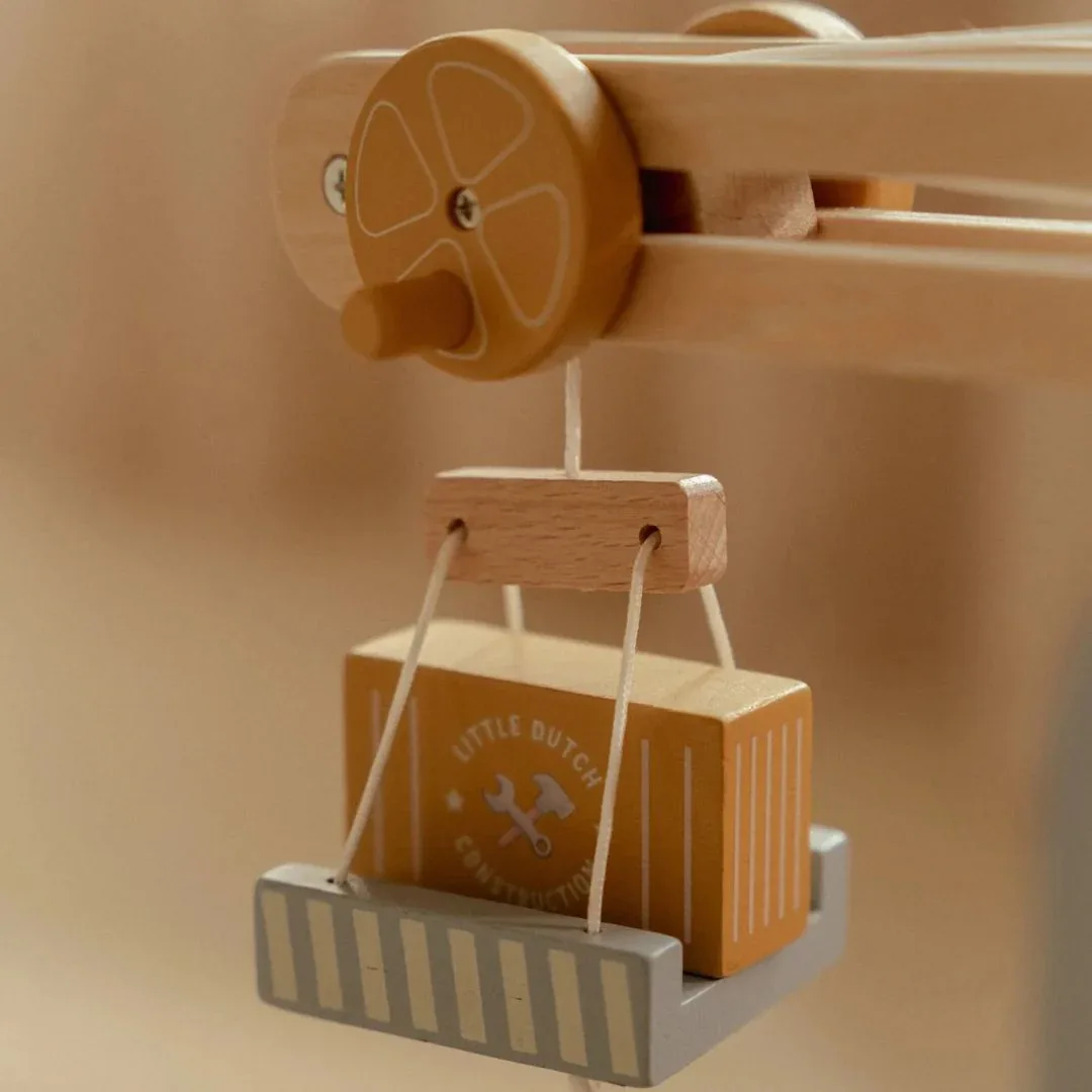 Little Dutch® Wooden Crane Set  - Image 7
