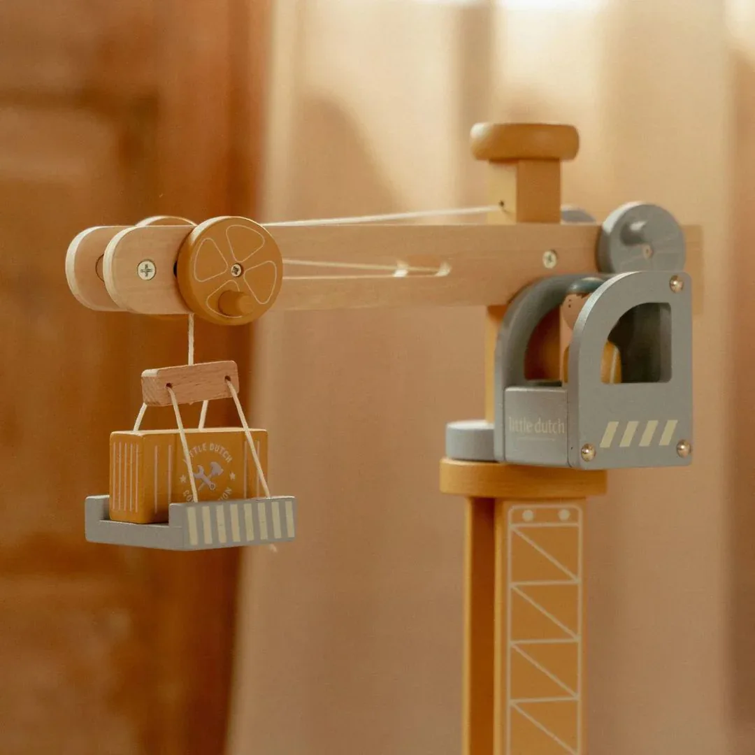Little Dutch® Wooden Crane Set  - Image 8