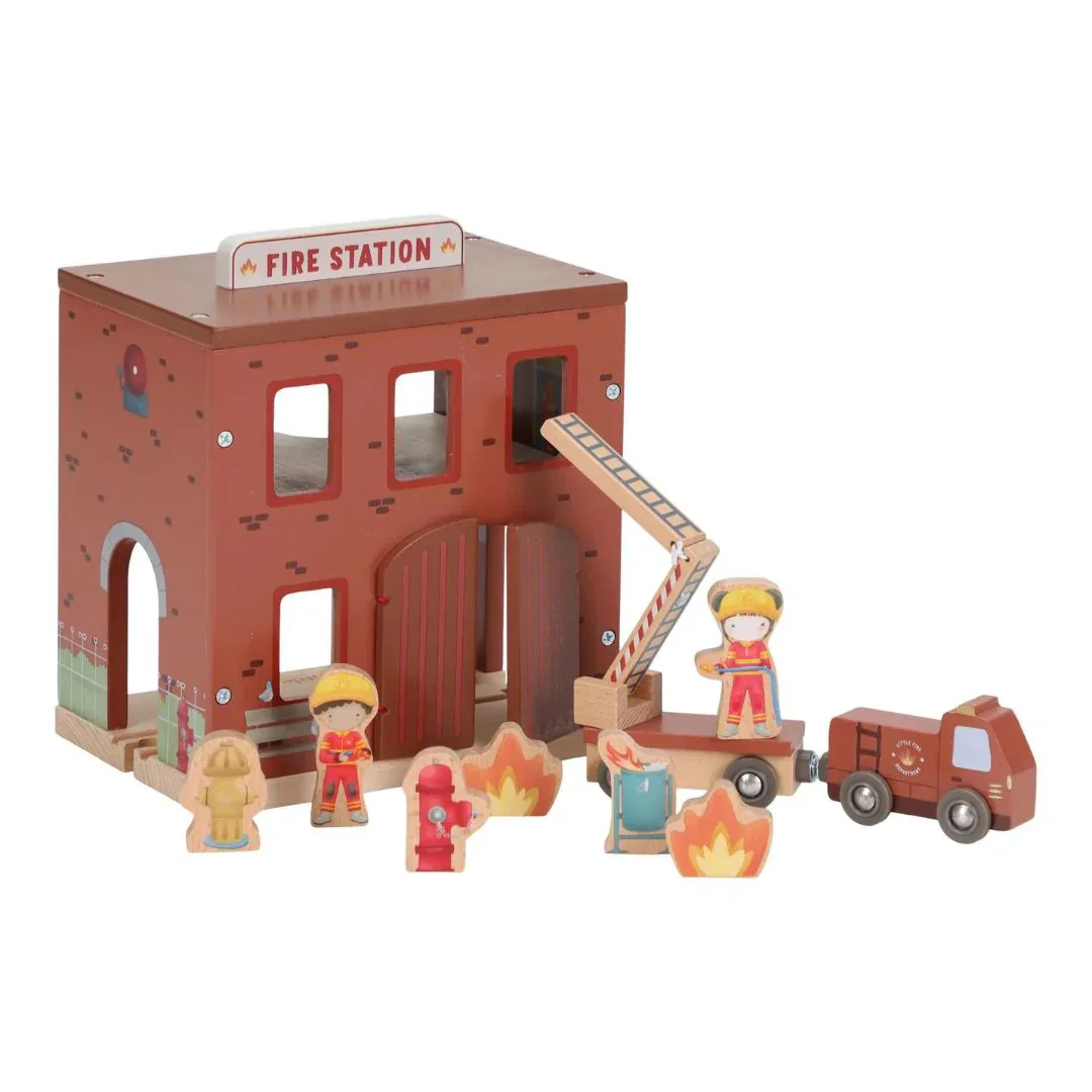 Little Dutch® Wooden Fire Station