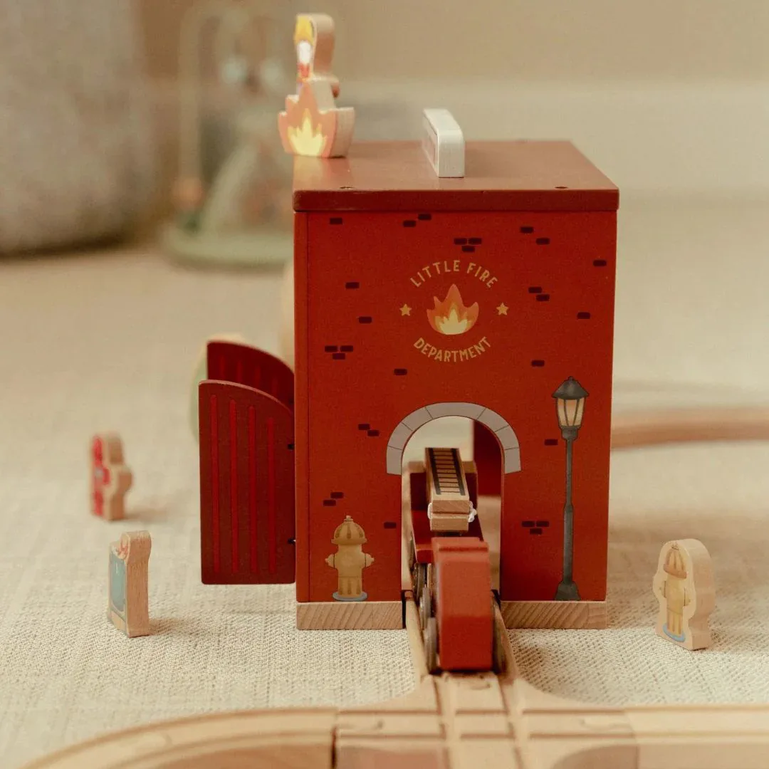 Little Dutch® Wooden Fire Station - Image 4
