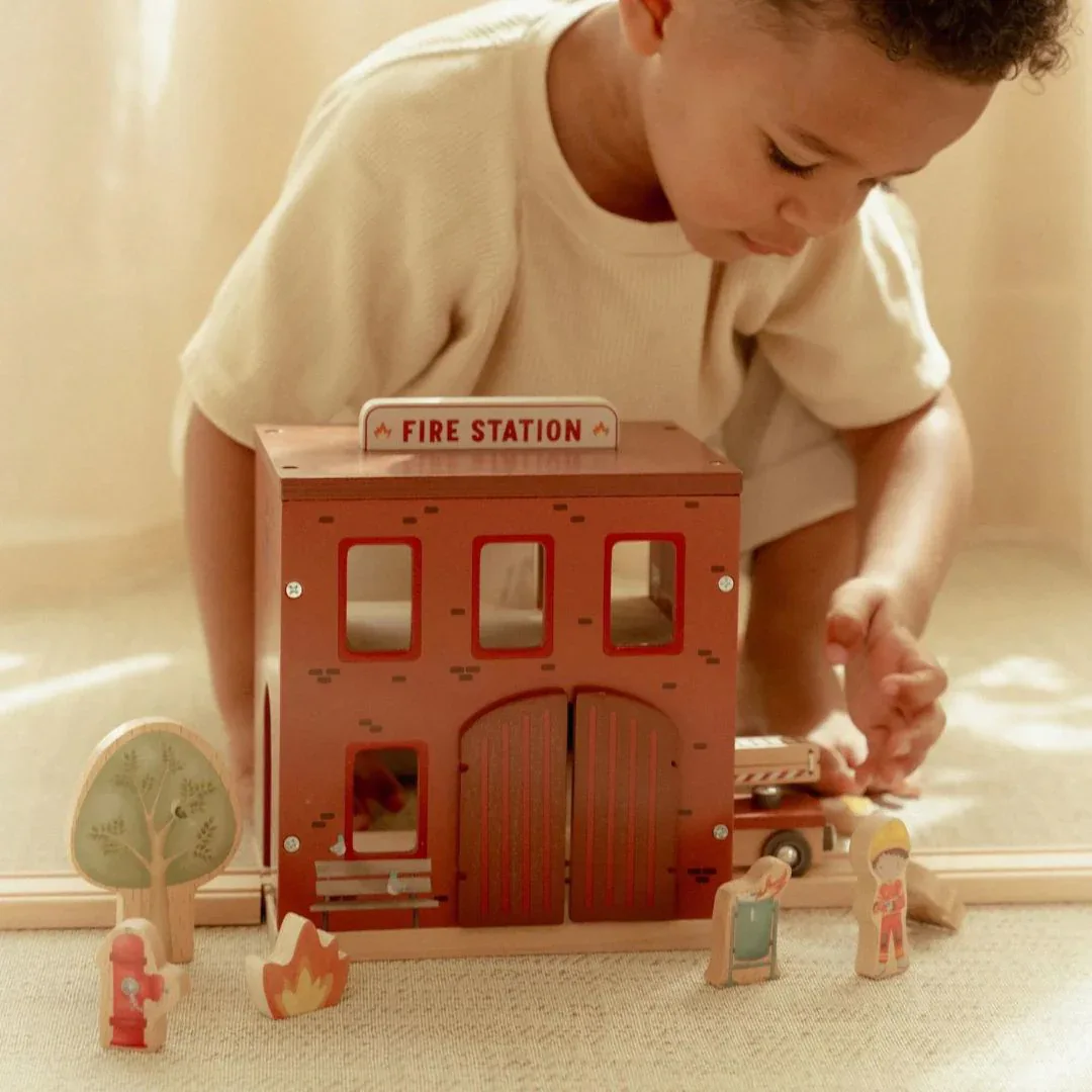 Little Dutch® Wooden Fire Station - Image 6