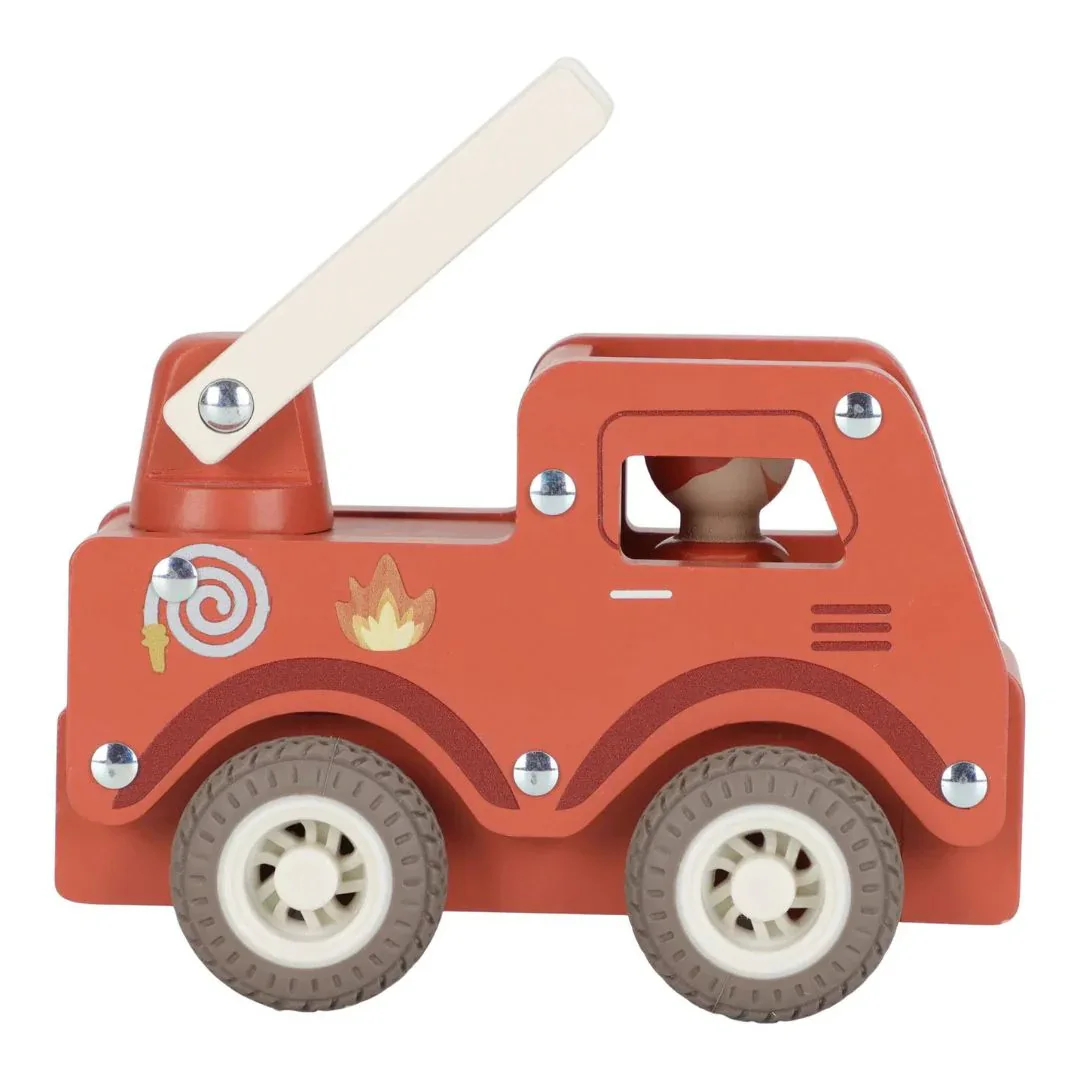 Little Dutch® Wooden Fire Truck - Image 2