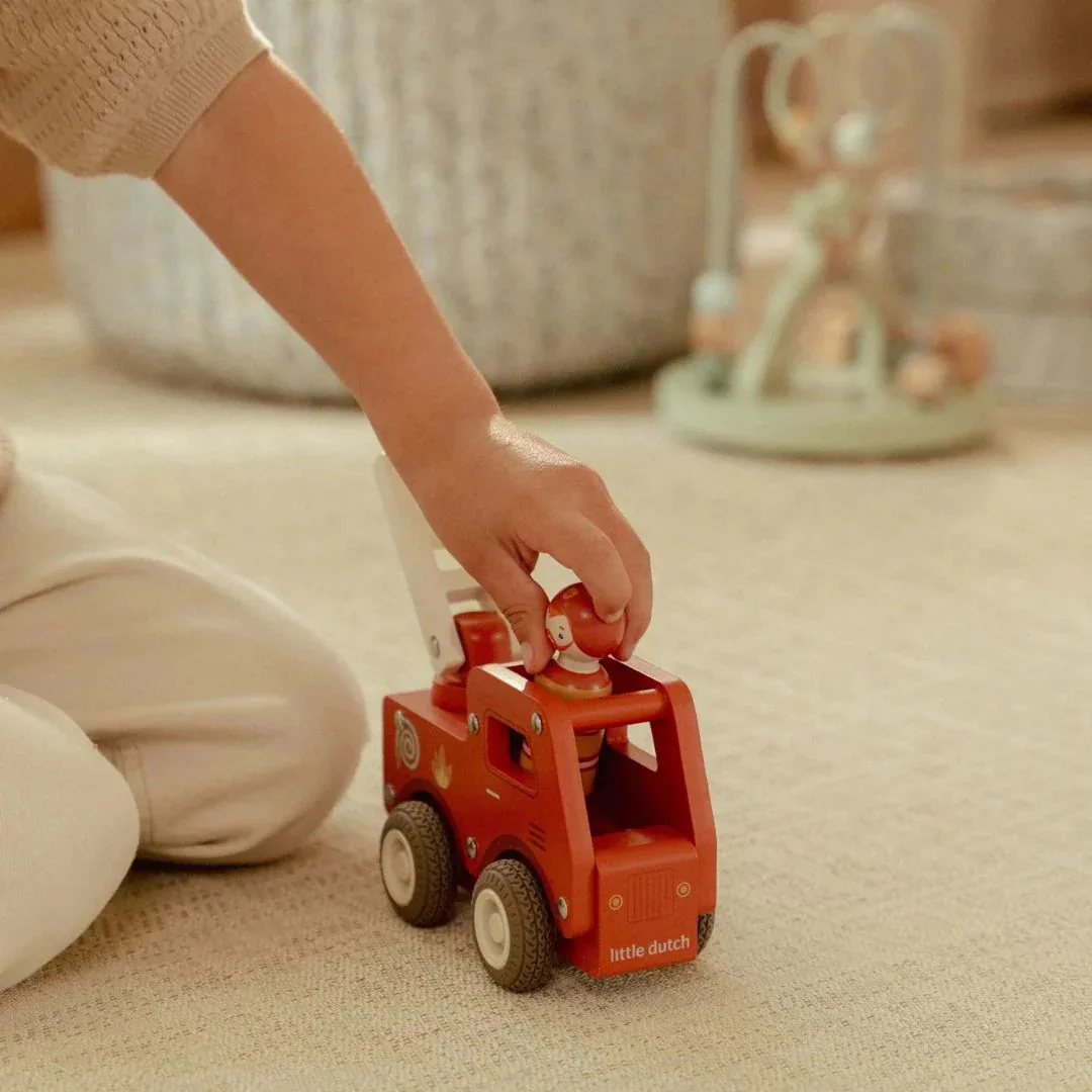 Little Dutch® Wooden Fire Truck - Image 7