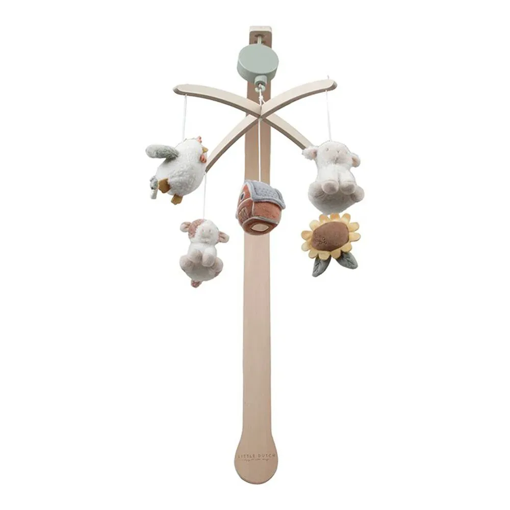 Little Dutch® Wooden music mobile Little Farm - Image 2