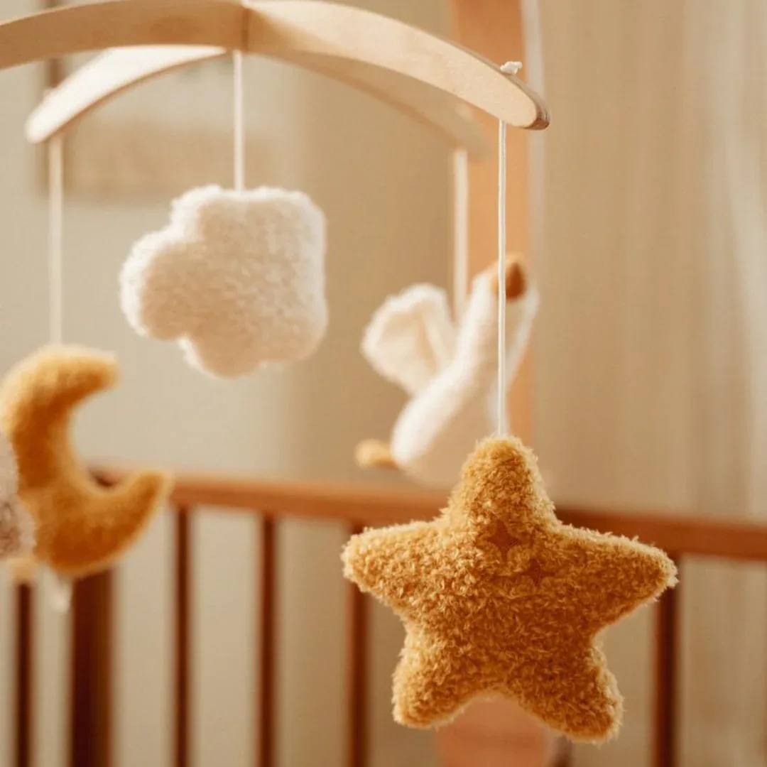 Little Dutch® Wooden music mobile Newborn Naturals - Image 5