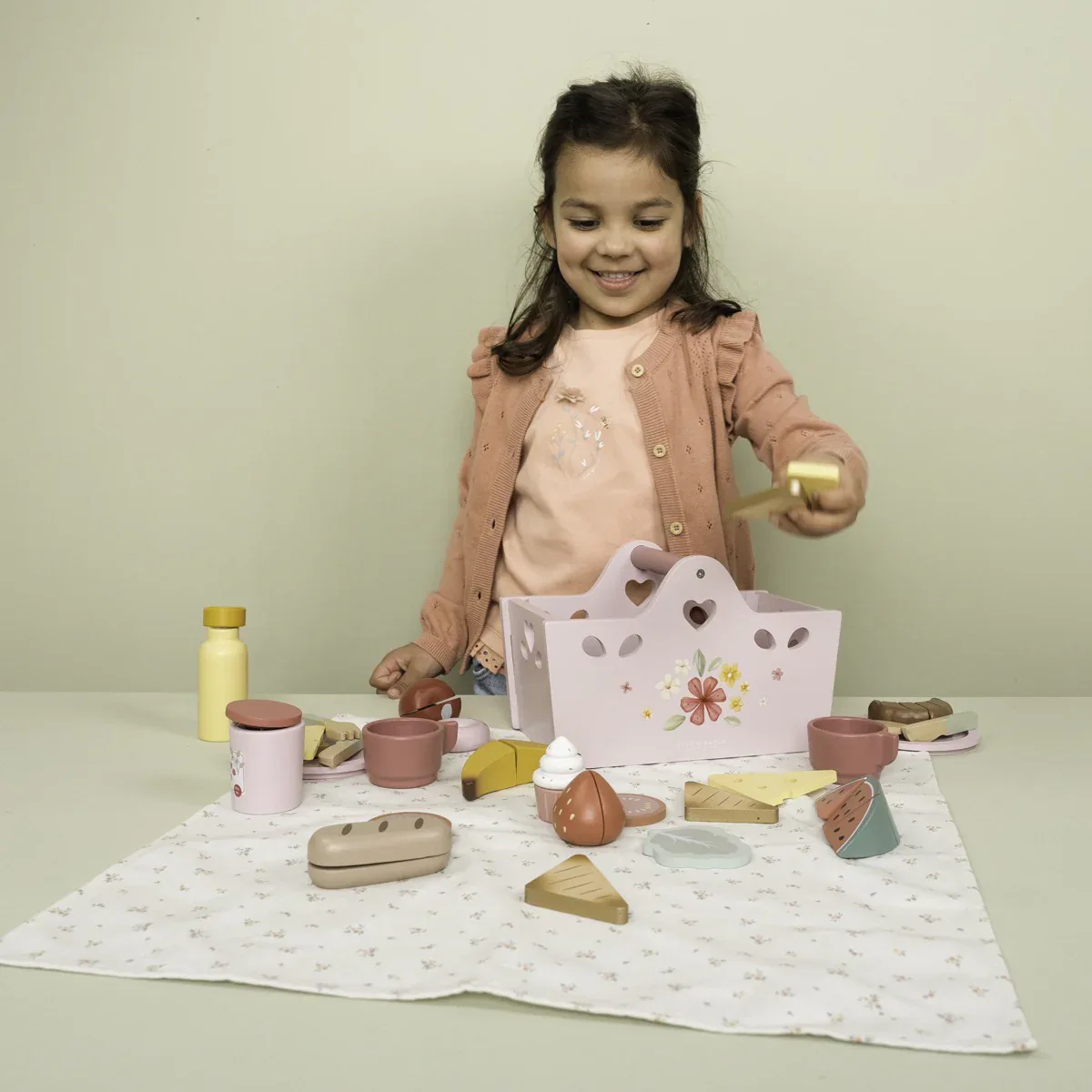 Little Dutch® Wooden Picnic Play Set - Image 4