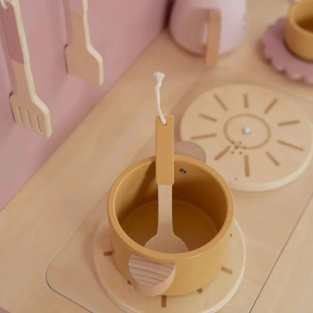 Little Dutch® Wooden Play Kitchen Pink - Image 8