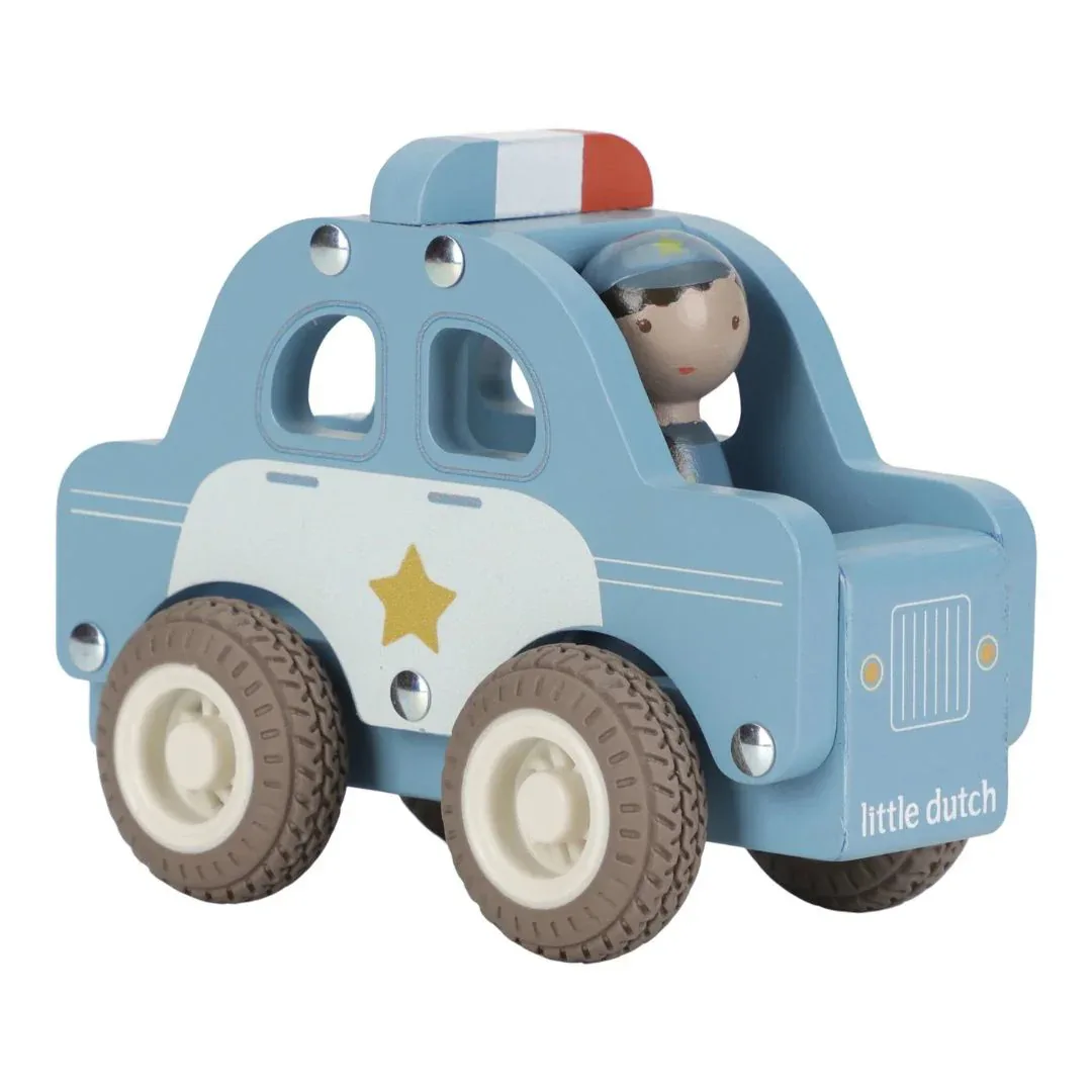 Little Dutch® Wooden Police Car - Image 2