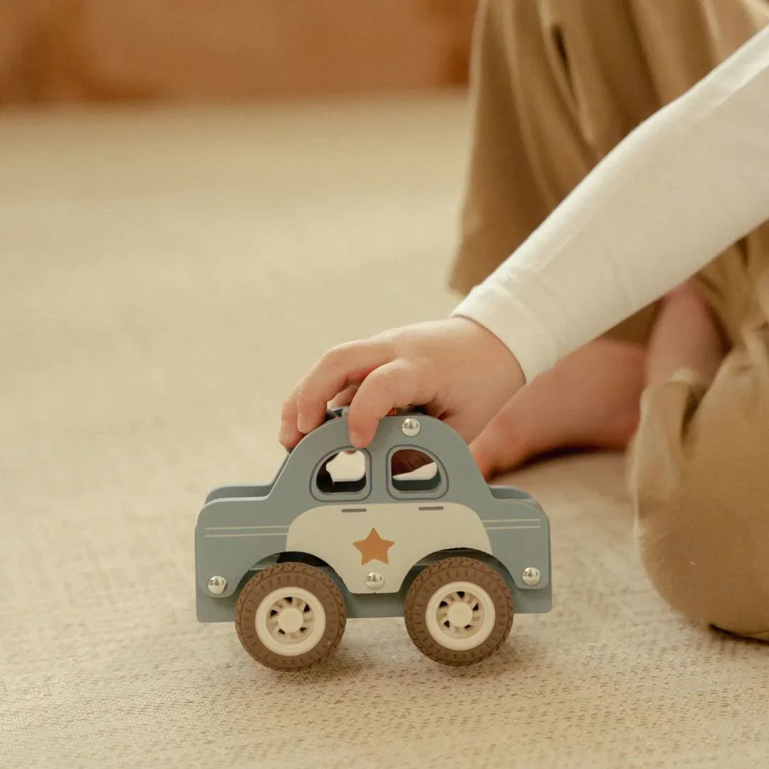 Little Dutch® Wooden Police Car - Image 6