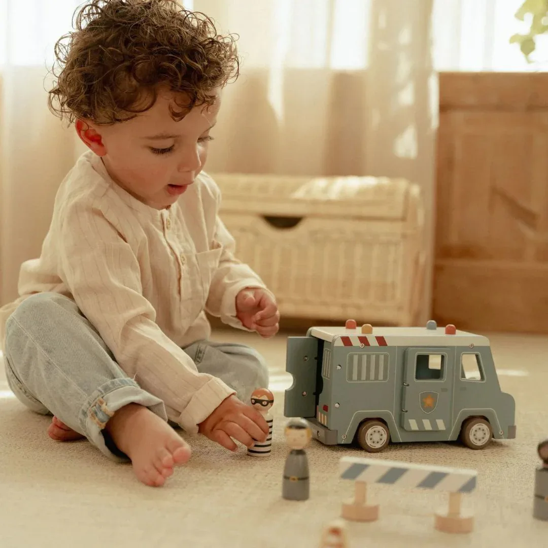 Little Dutch® Wooden Police Van - Image 6