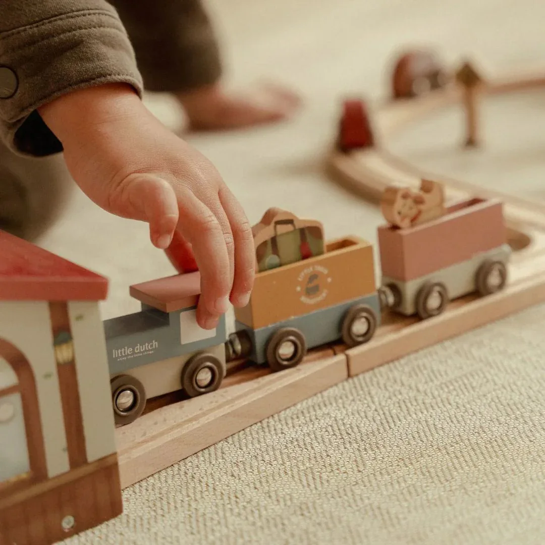 Little Dutch® Wooden Railway Set XL - Image 6