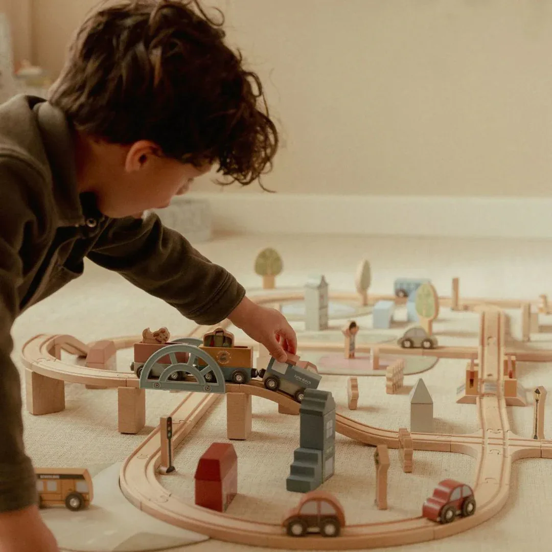 Little Dutch® Wooden Railway Set XL - Image 7
