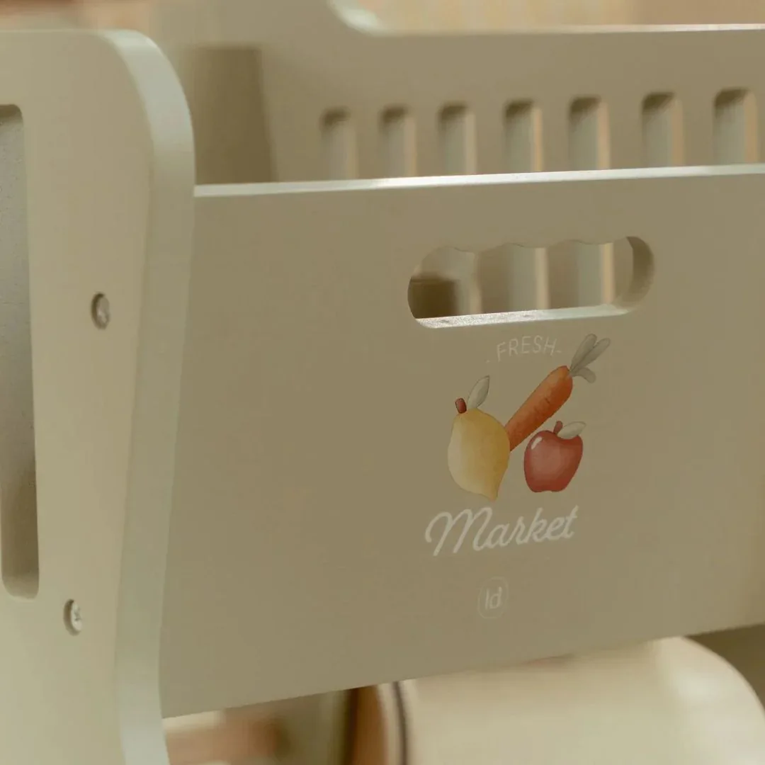 Little Dutch® Wooden Shopping Cart - Image 4