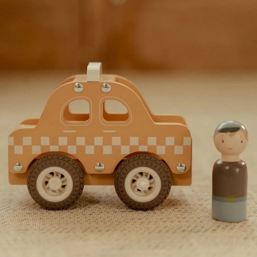 Little Dutch® Wooden Taxi - Image 5
