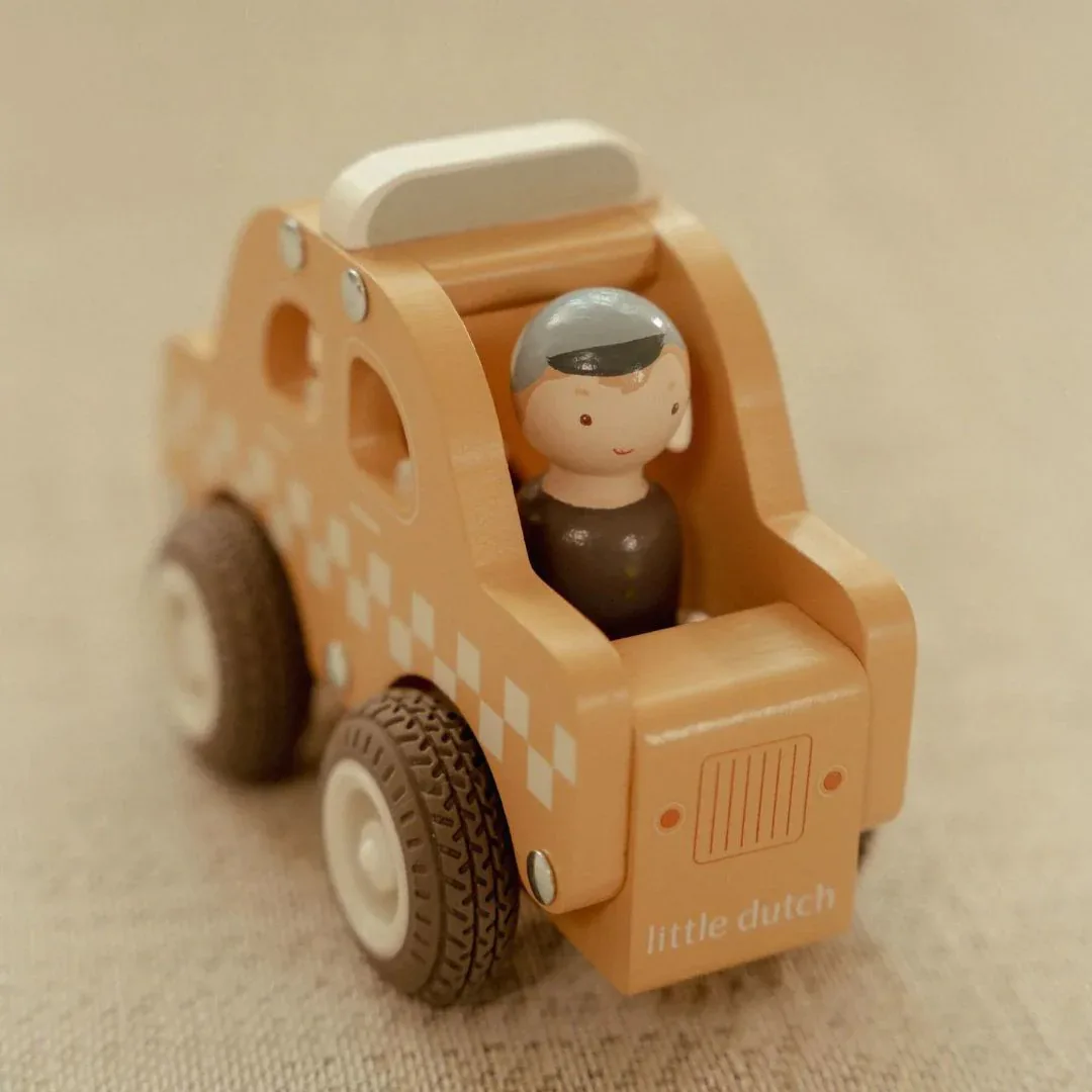 Little Dutch® Wooden Taxi - Image 6