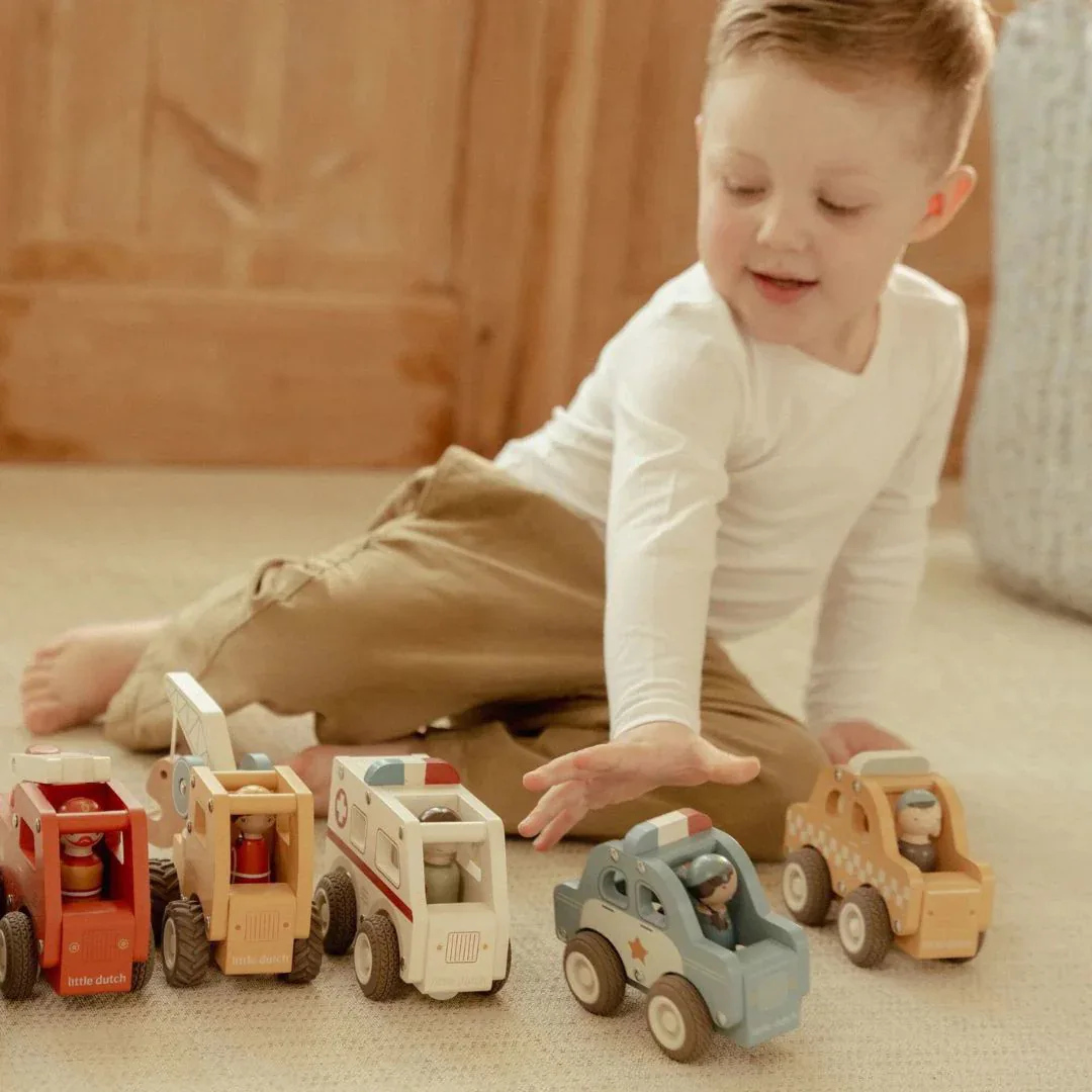 Little Dutch® Wooden Taxi - Image 7