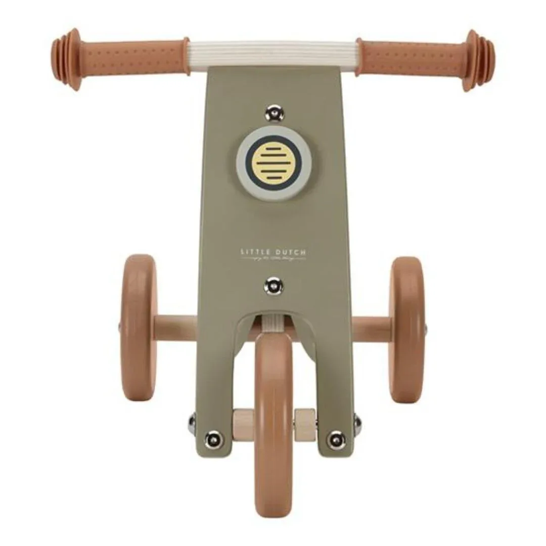 Little Dutch® Wooden tricycle Olive (1-3Y) - Image 3