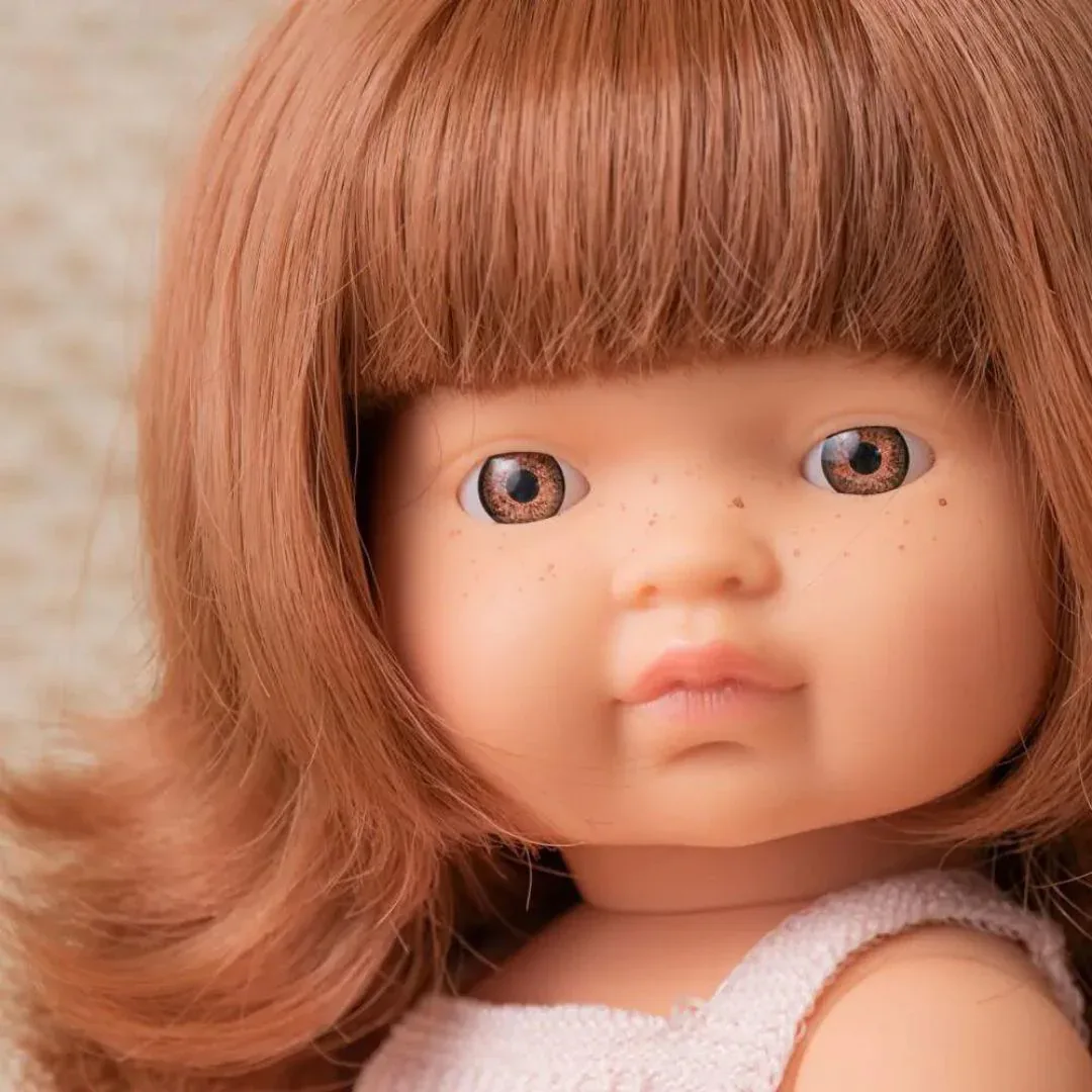 Miniland® Baby doll Redhead Girl 38cm Colourful - Image 6