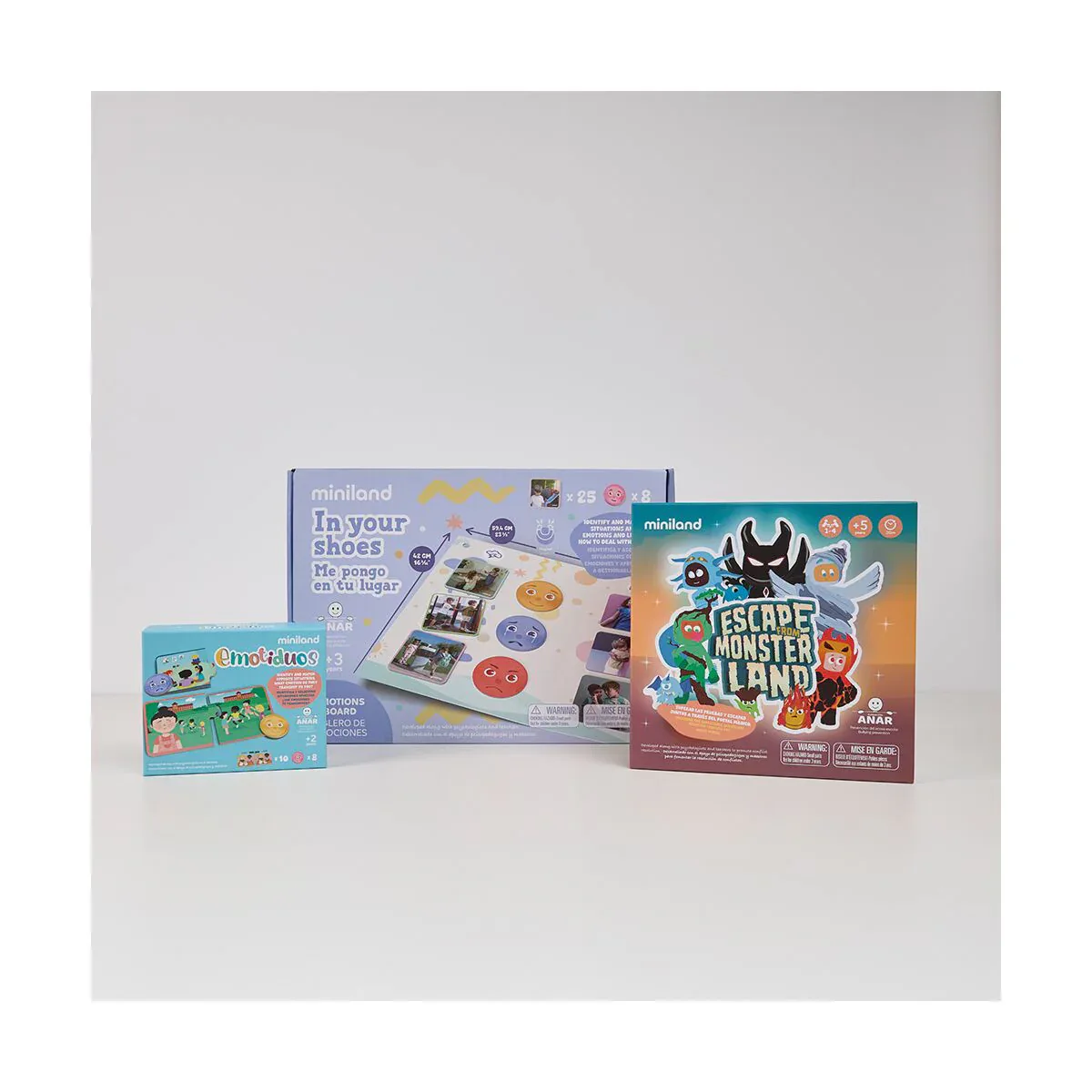 Miniland® Board game against bullying "Emotiduos" - Image 3