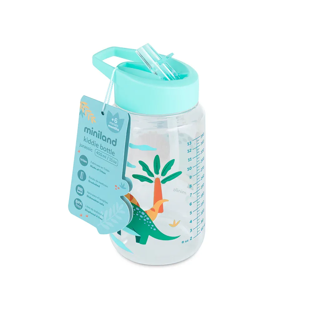 Miniland® Kiddie Bottle 450ml Jurassic Dinosaur - Image 4