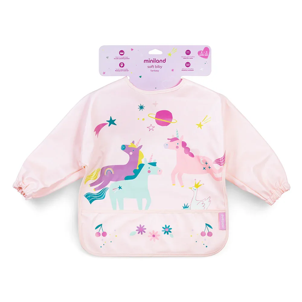 Miniland® Long-sleeved bib Fantasy   - Image 2