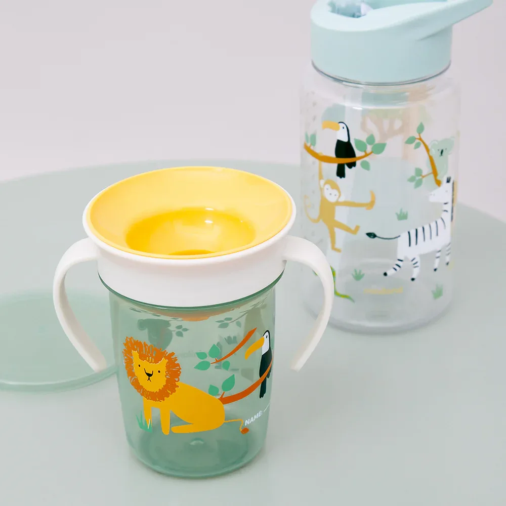Miniland® Long-sleeved bib Jungle   - Image 3