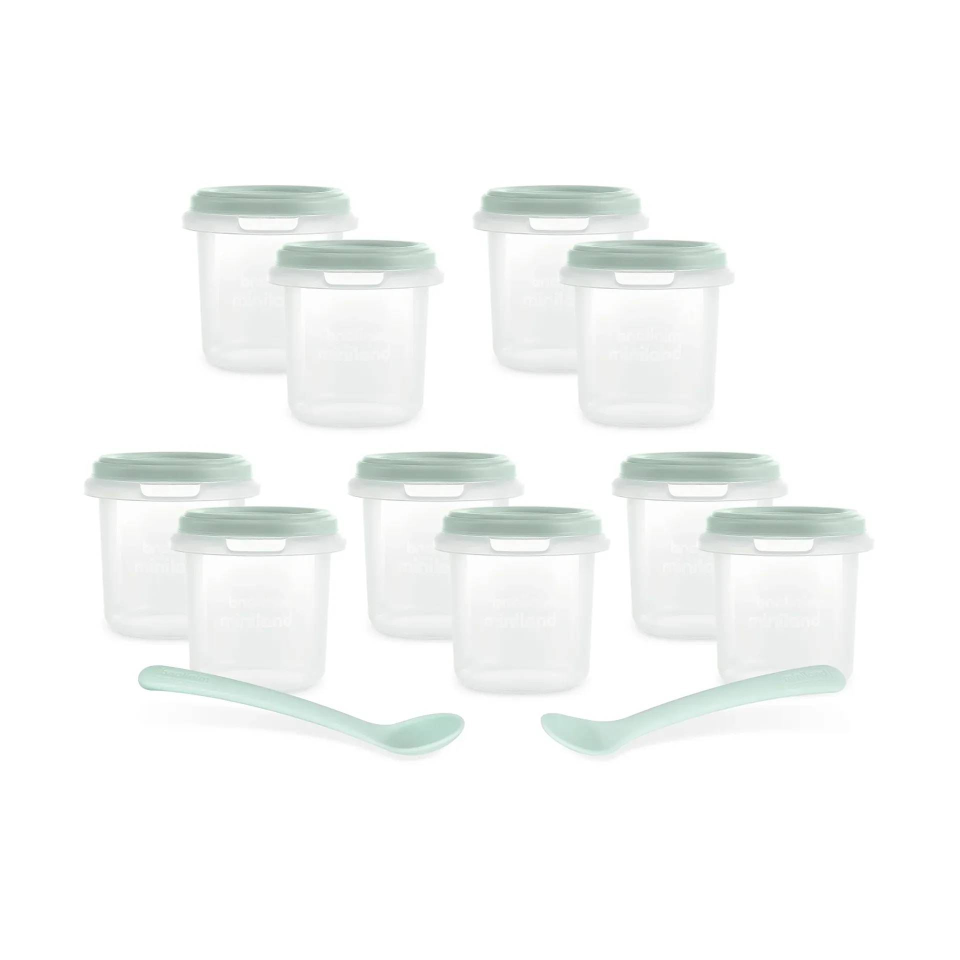 Miniland® Set 10 Hermisized Mint 200 ml