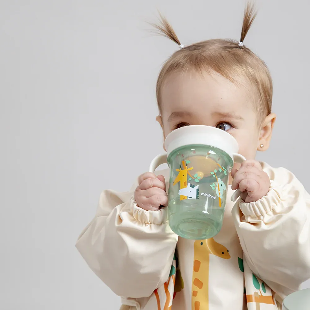 Miniland® Sippy Cup 360° 270ml Jungle - Image 4