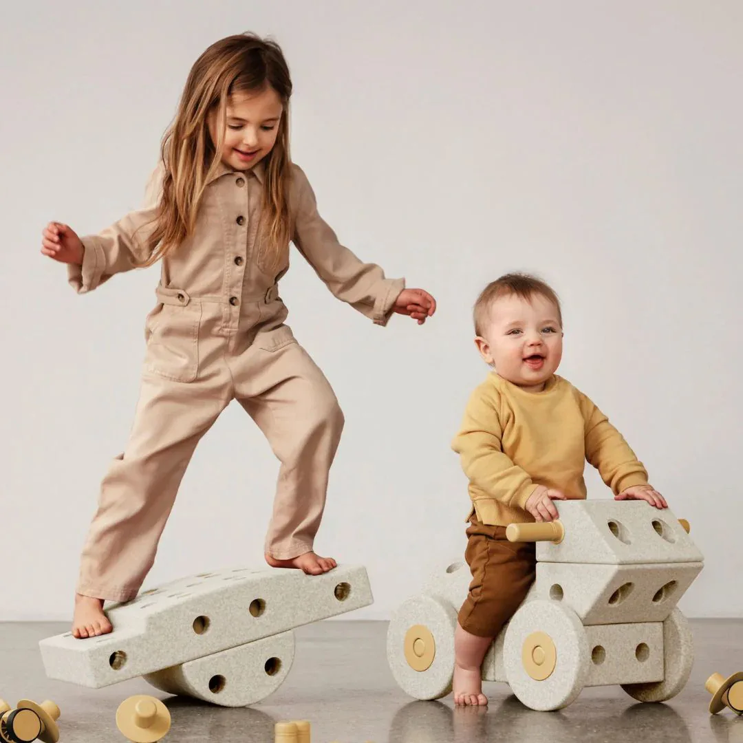 Modu® Dreamer set - Sand Grey / Honey Yellow - Image 3