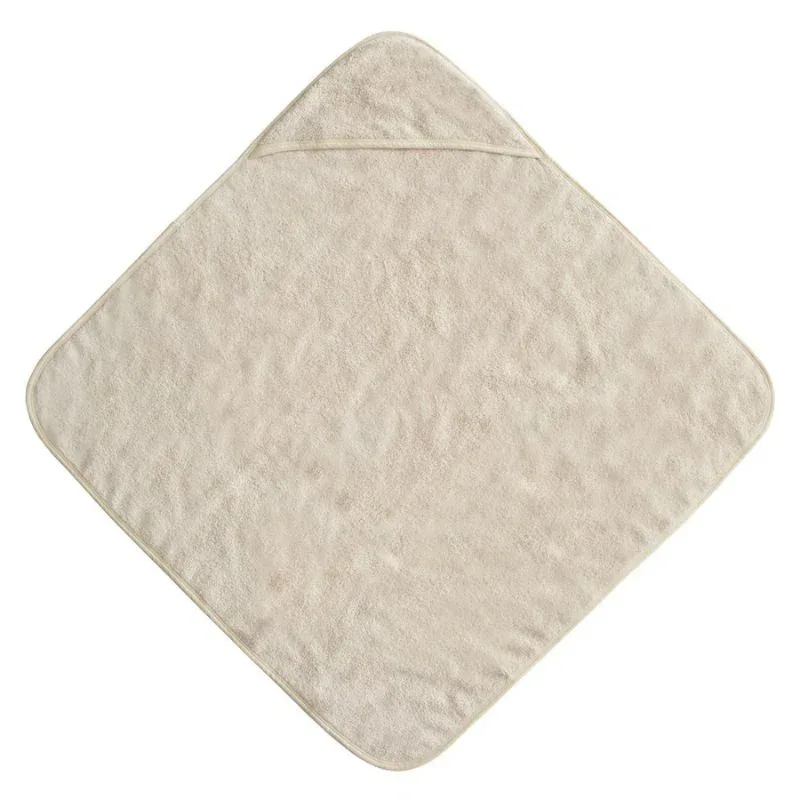Mushie® Baby Hooded Towel Fog - Image 2