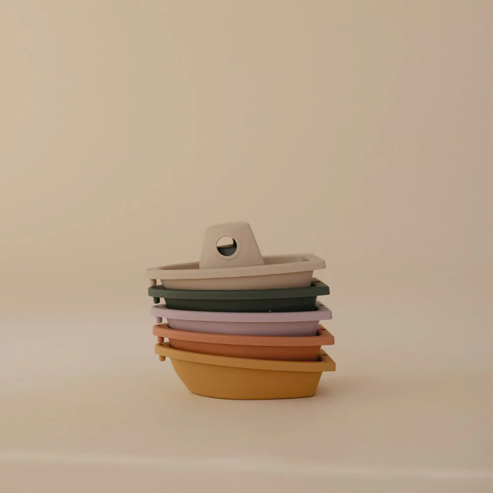 Mushie® Bath Boats Rustic - Image 4
