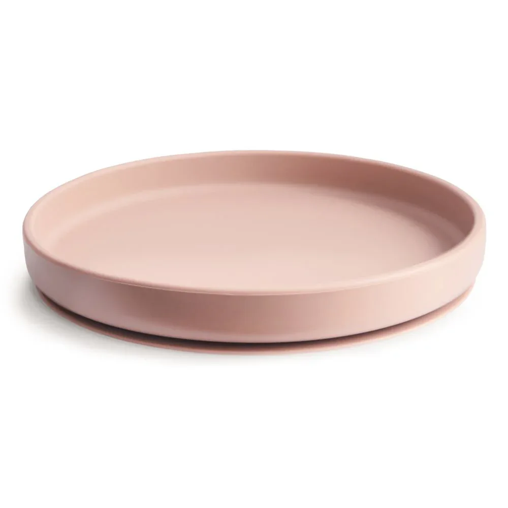 Mushie® Classic Silicone Plate - Blush - Image 2
