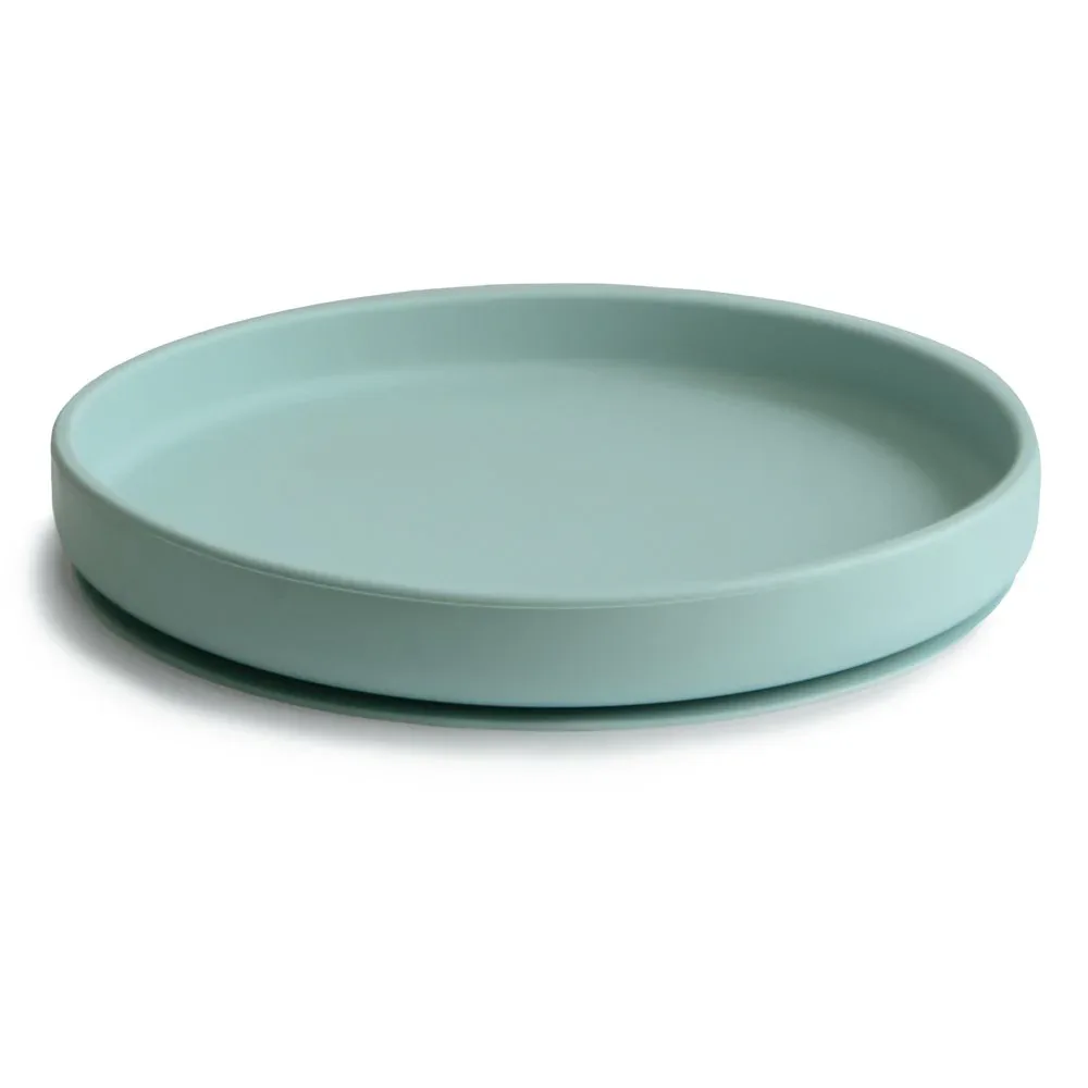 Mushie® Classic Silicone Plate - Cambridge Blue - Image 2