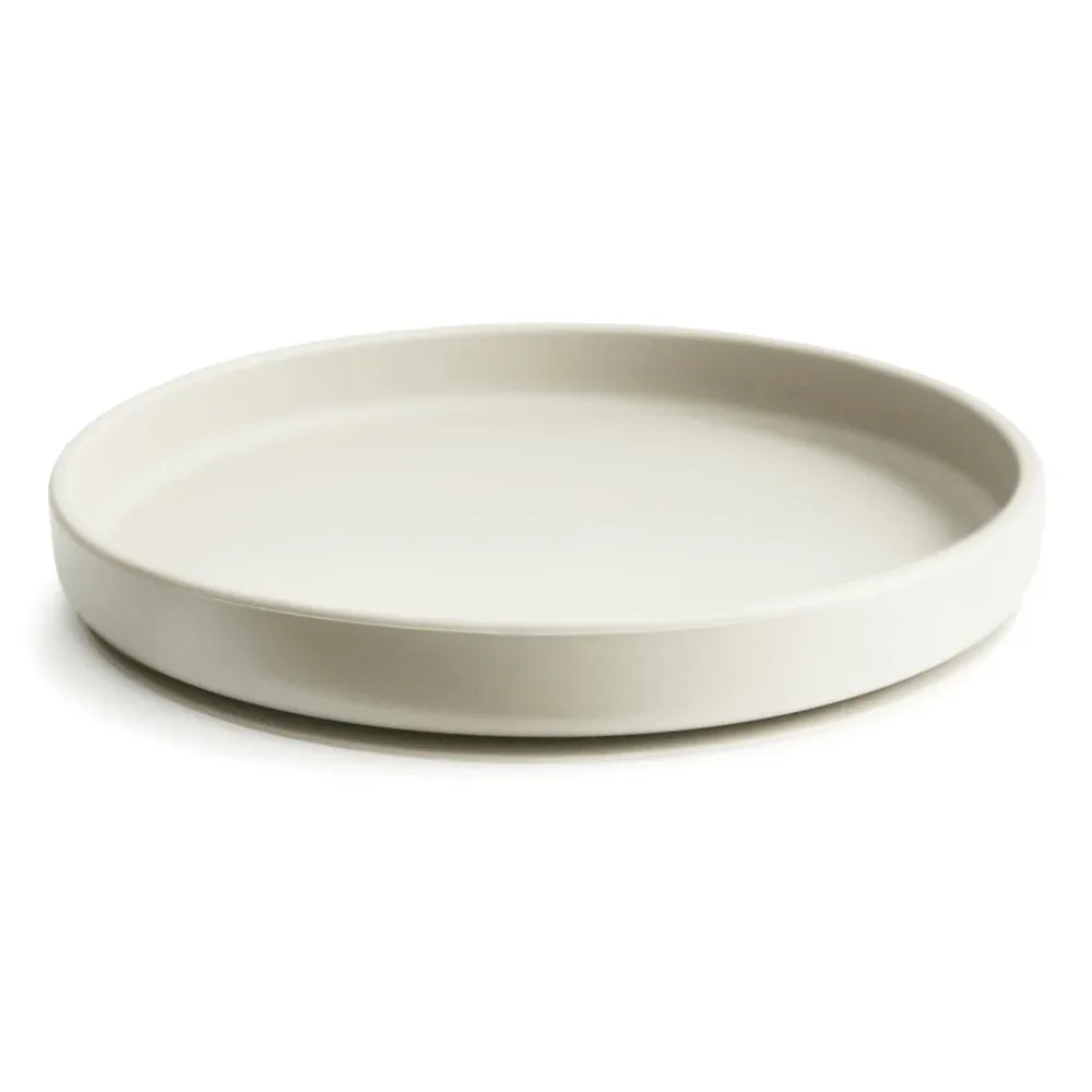 Mushie® Classic Silicone Plate - Ivory - Image 2
