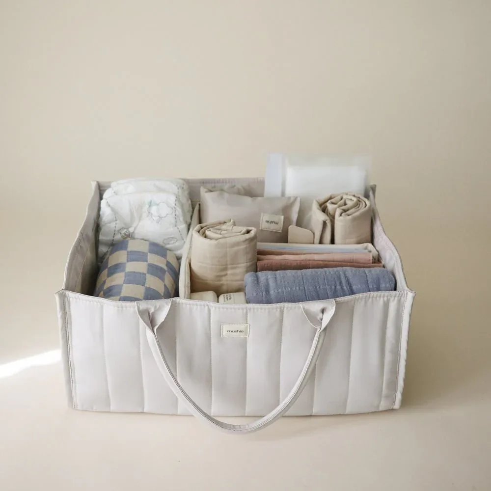 Mushie® Diaper Caddy Ivory - Image 2