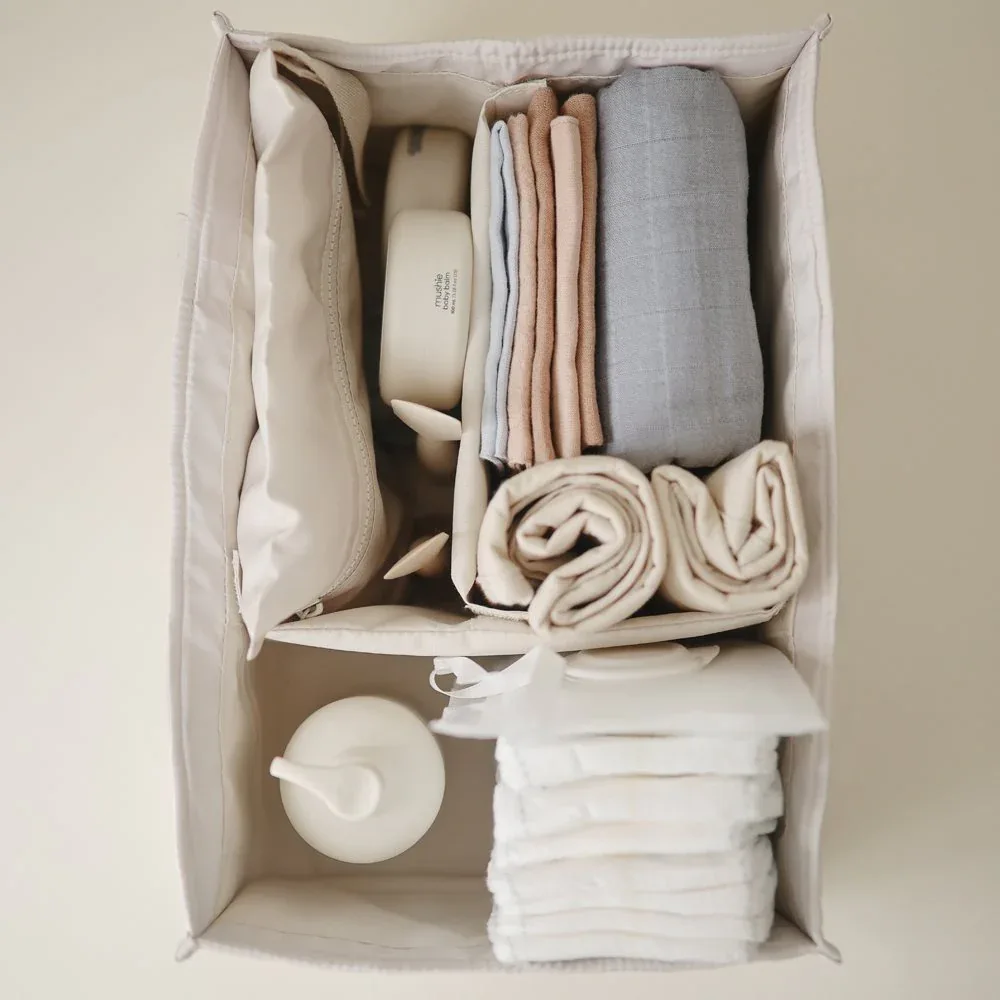 Mushie® Diaper Caddy Ivory - Image 3