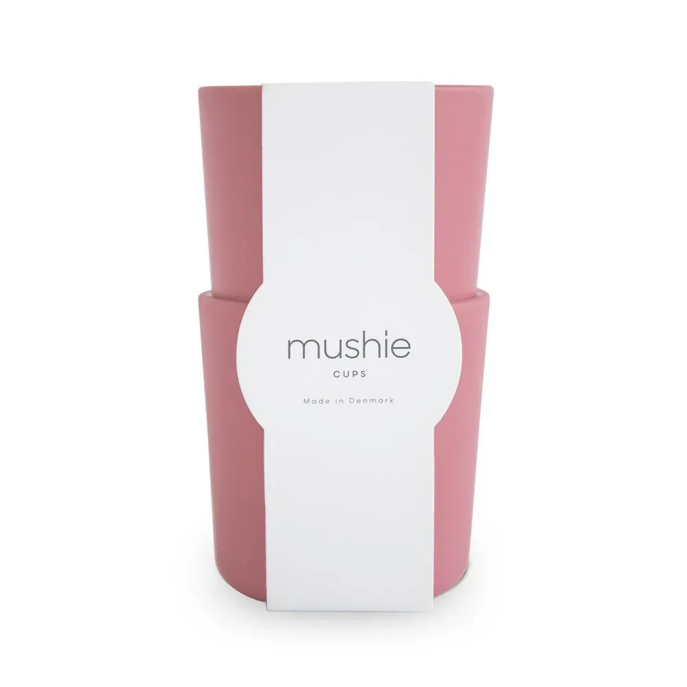 Mushie® Dinnerware Cup Set of 2 Dusty Rose - Image 2