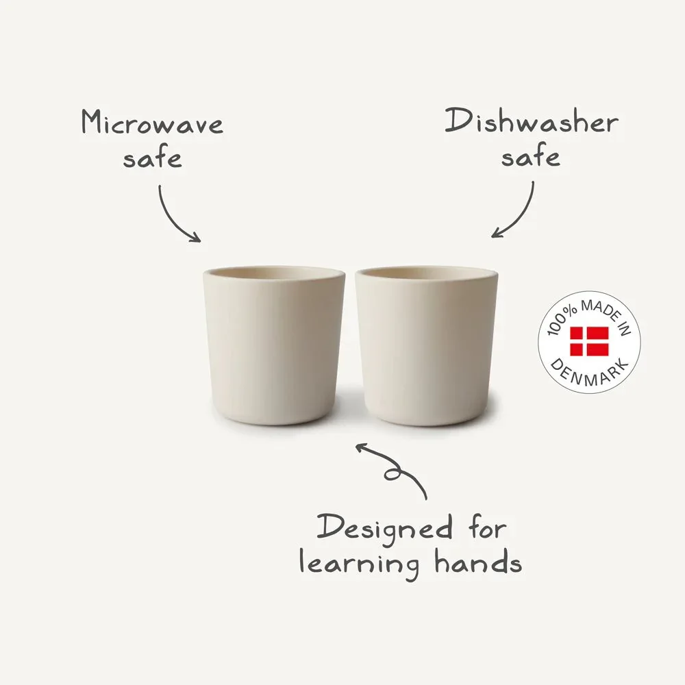 Mushie® Dinnerware Cup Set of 2 Dusty Rose - Image 3