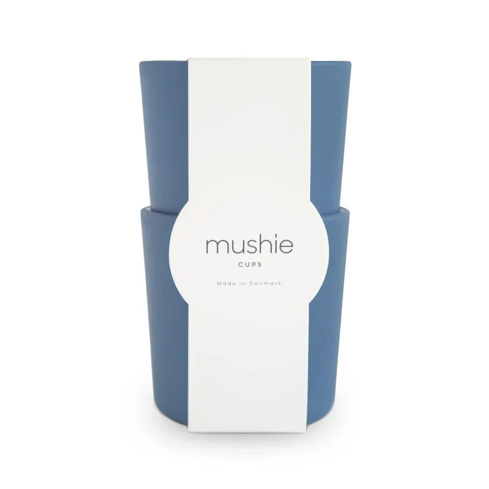 Mushie® Dinnerware Cup Set of 2 Twilight Blue - Image 2