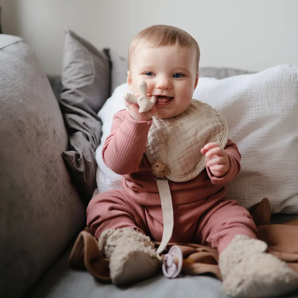 Mushie® Lamb Figurine Teether - Image 3
