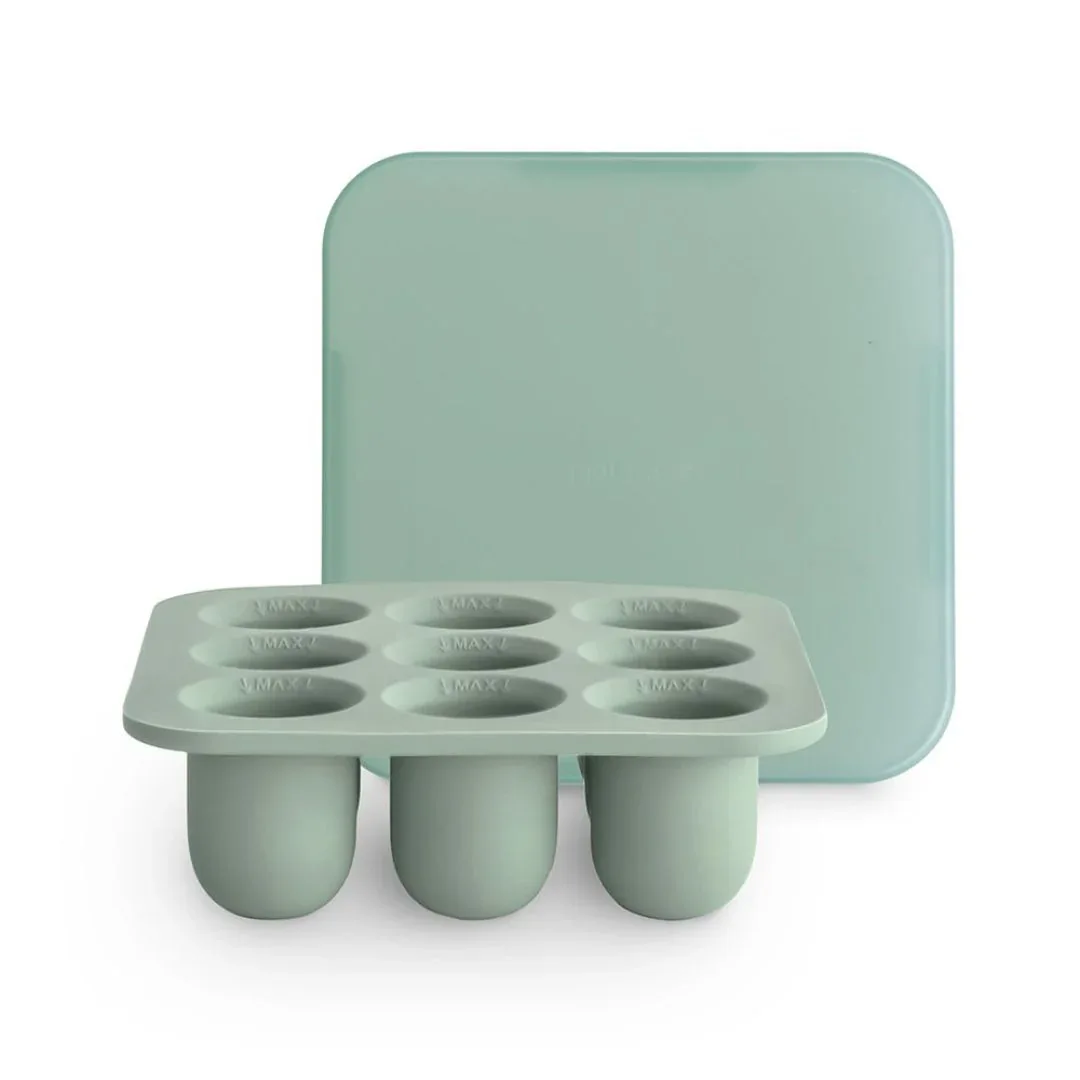 Mushie® Fresh Food Feeder - Freezer Tray - Cambridge Blue