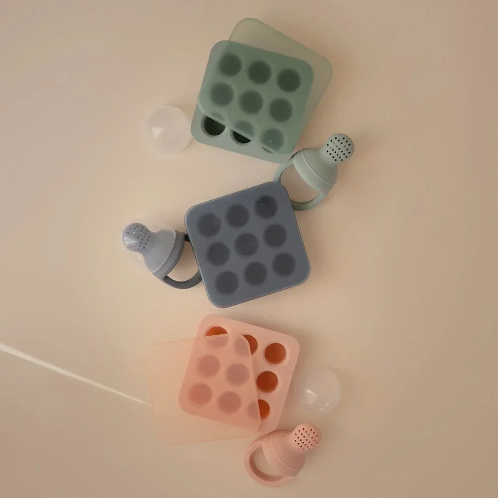 Mushie® Fresh Food Feeder - Freezer Tray​ - Tradewinds - Image 3