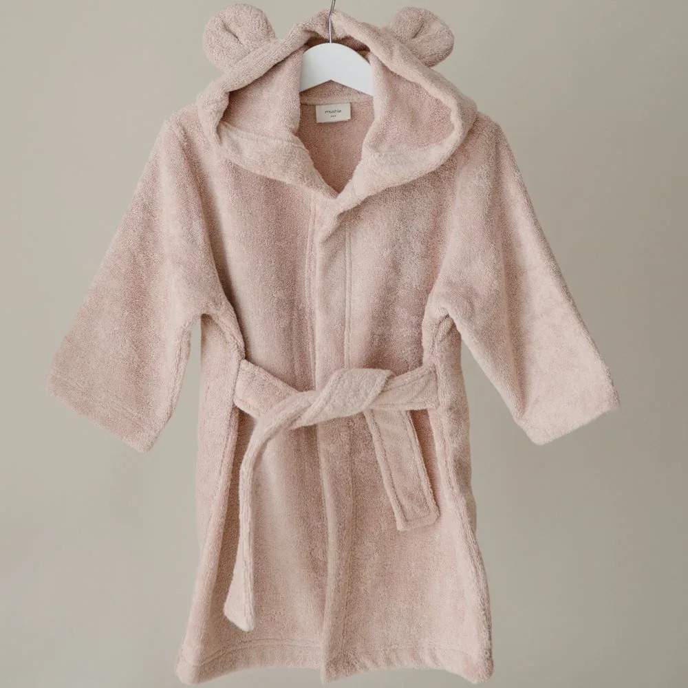 Mushie® Bear Robe Blush - Image 4