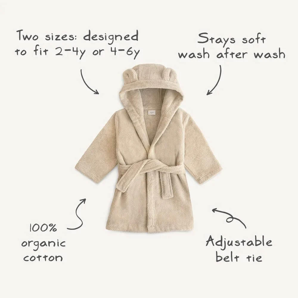 Mushie® Bear Robe Fog - Image 3