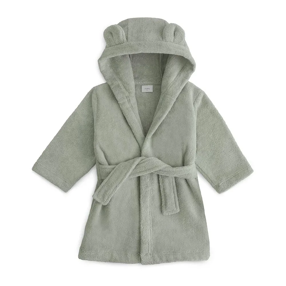 Mushie® Bear Robe Moss - Image 3