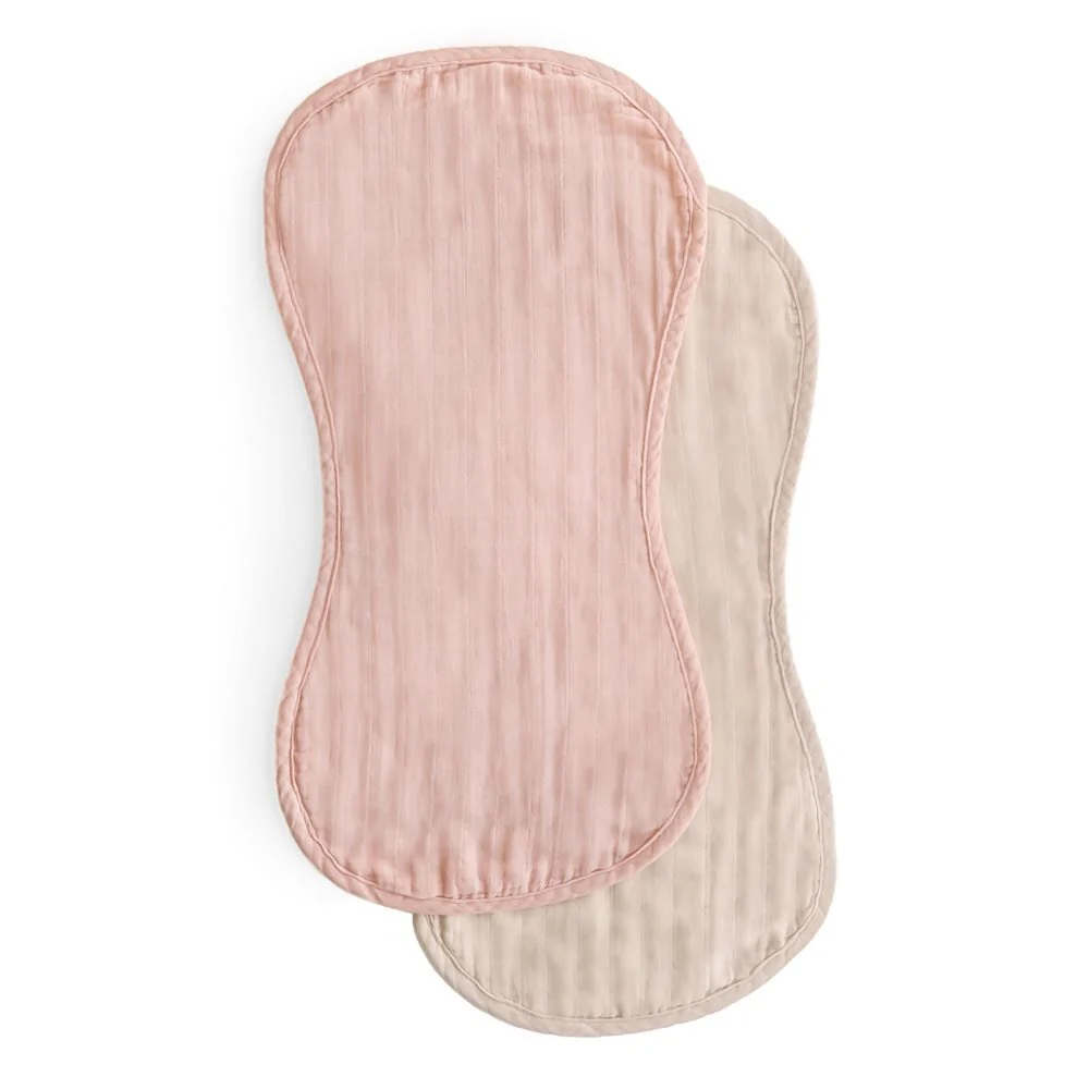 Mushie® Komplet 2 tetra pleničk Blush/Fog