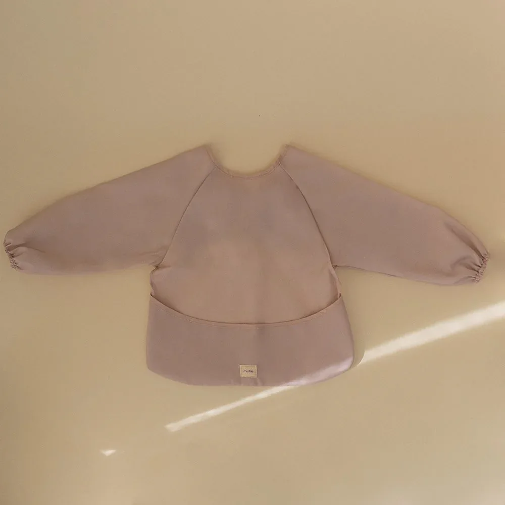Mushie® Long Sleeve Bib​ Blush - Image 2